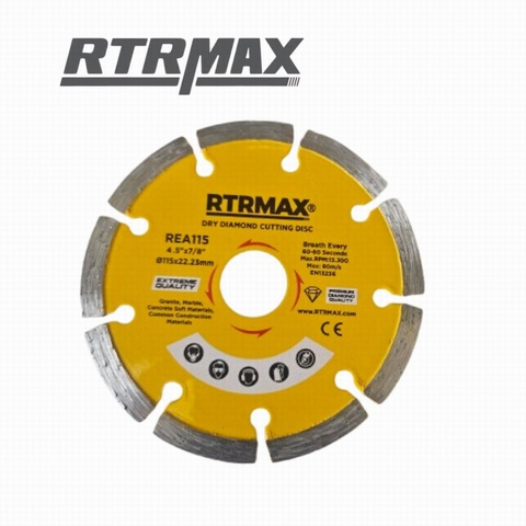 RTRMAX Diamond Cutting Blade 115 x 22.2