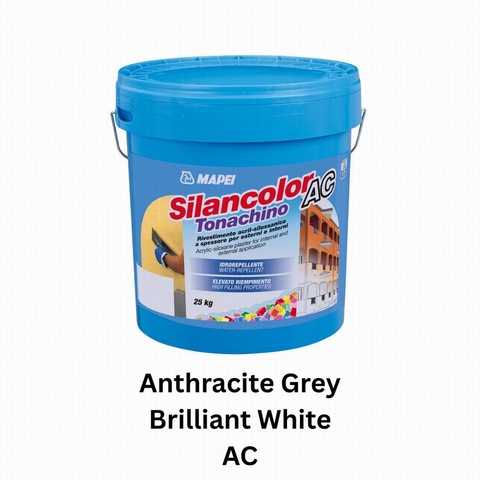 Mapei Silancolor Tonachino AC 1.5mm (Anthracite Grey / Brilliant White) 25kg